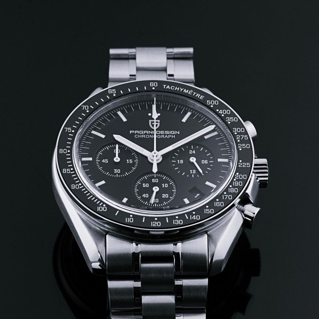 Men Silver Stainless Steel Strap Watch