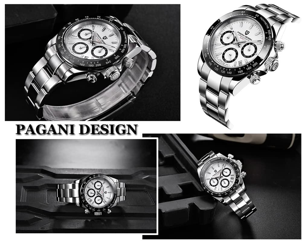 Pagani Design PD-1644 Daytona Chronograph Luxury Meca-quartz Movement (Japanese VK63) | Stainless Steel Men's 40MM Watch