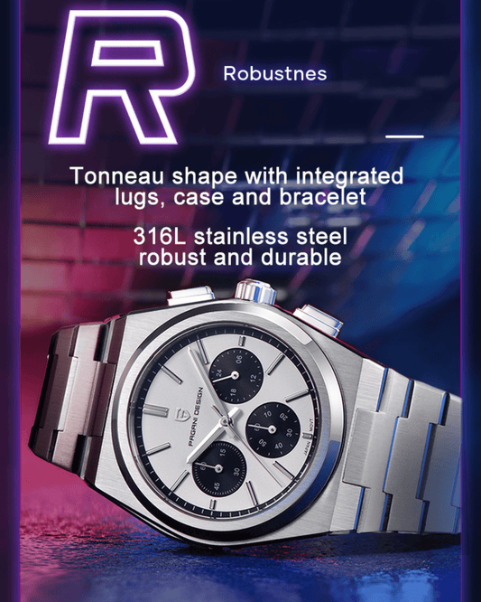 Pagani Design PD-1761 Chronograph Luxury Waterproof Movement (Japanese VK63) | Stainless Steel Men's 40MM Watch