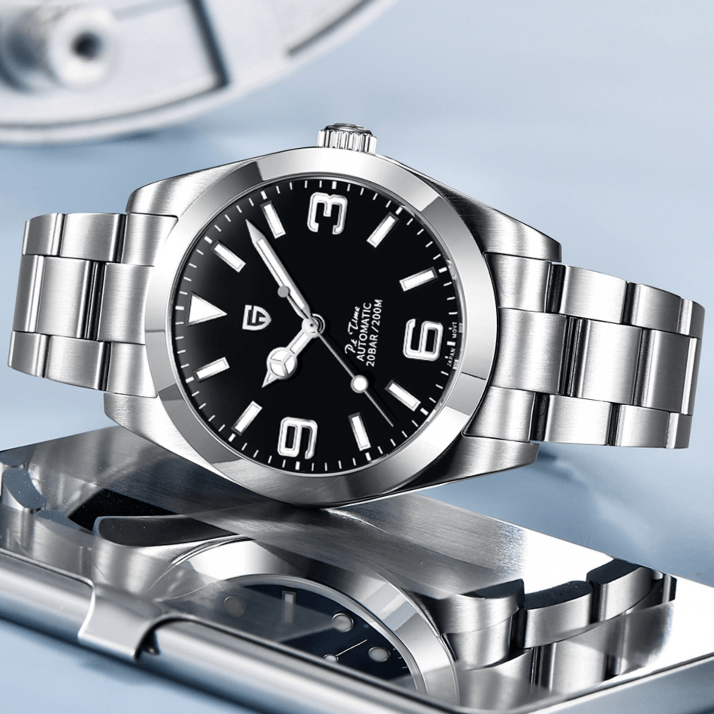 Pagani Design PD-1692 39.7 MM (Japan NH35 Automatic Movement) Mechanical Watch Stainless Steel Watch - New Explorer