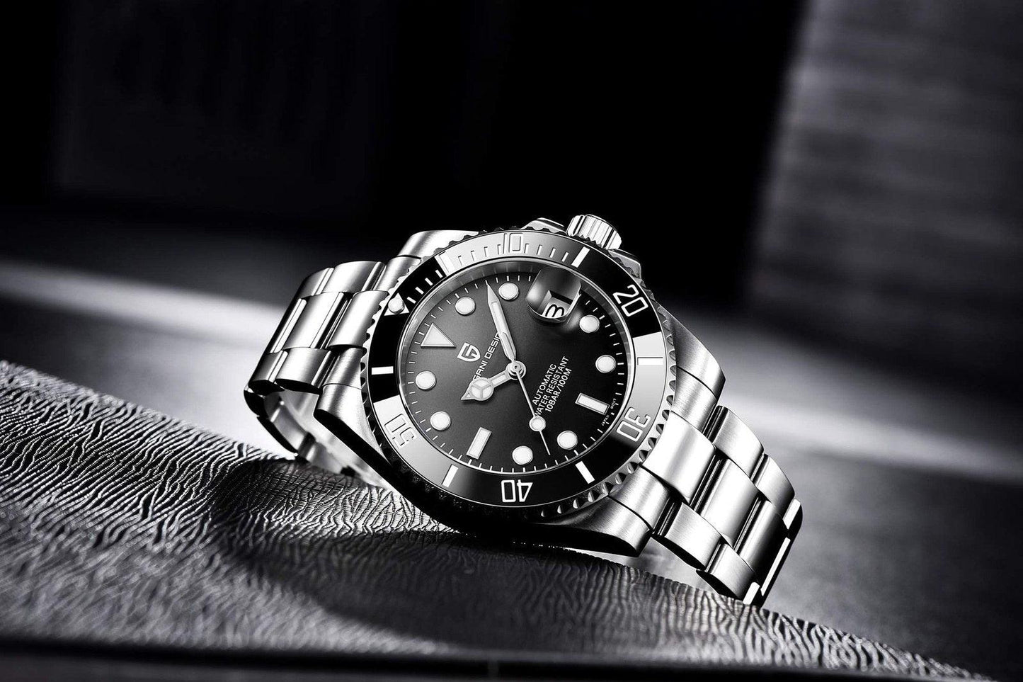 Pagani Design PD-1661 Waterproof Mechanical Automatic Watch Stainless Steel Men's 40MM Watch (Submariner)