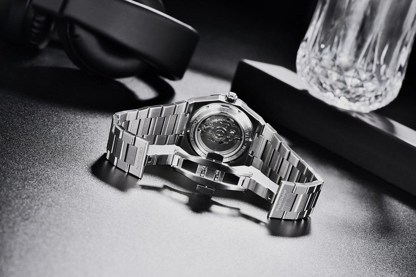 Pagani Design PD-1673 Royal Oak Men's 40mm NH35A Automatic Mechanical Watch 100M Waterproof Sapphire Crystal Stainless Steel Luminous Watch