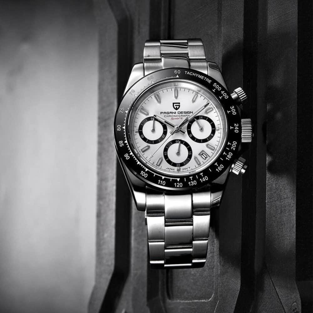 Pagani Design PD-1644 Daytona Chronograph Luxury Meca-quartz Movement (Japanese VK63) | Stainless Steel Men's 40MM Watch
