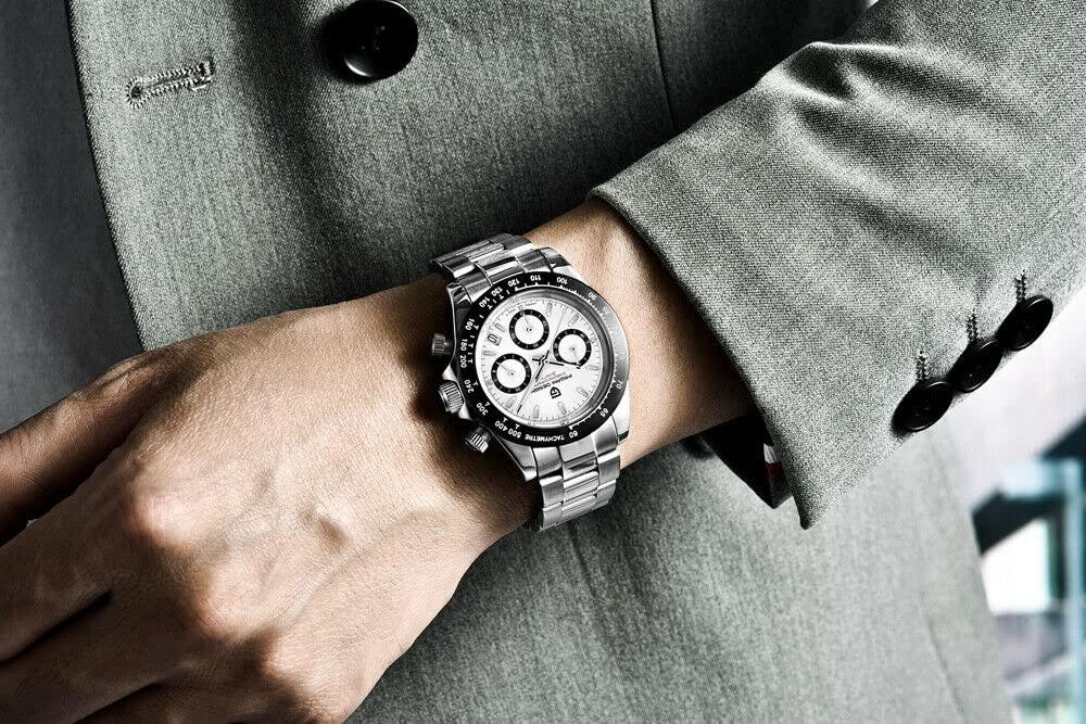 Pagani Design PD-1644 Daytona Chronograph Luxury Meca-quartz Movement (Japanese VK63) | Stainless Steel Men's 40MM Watch