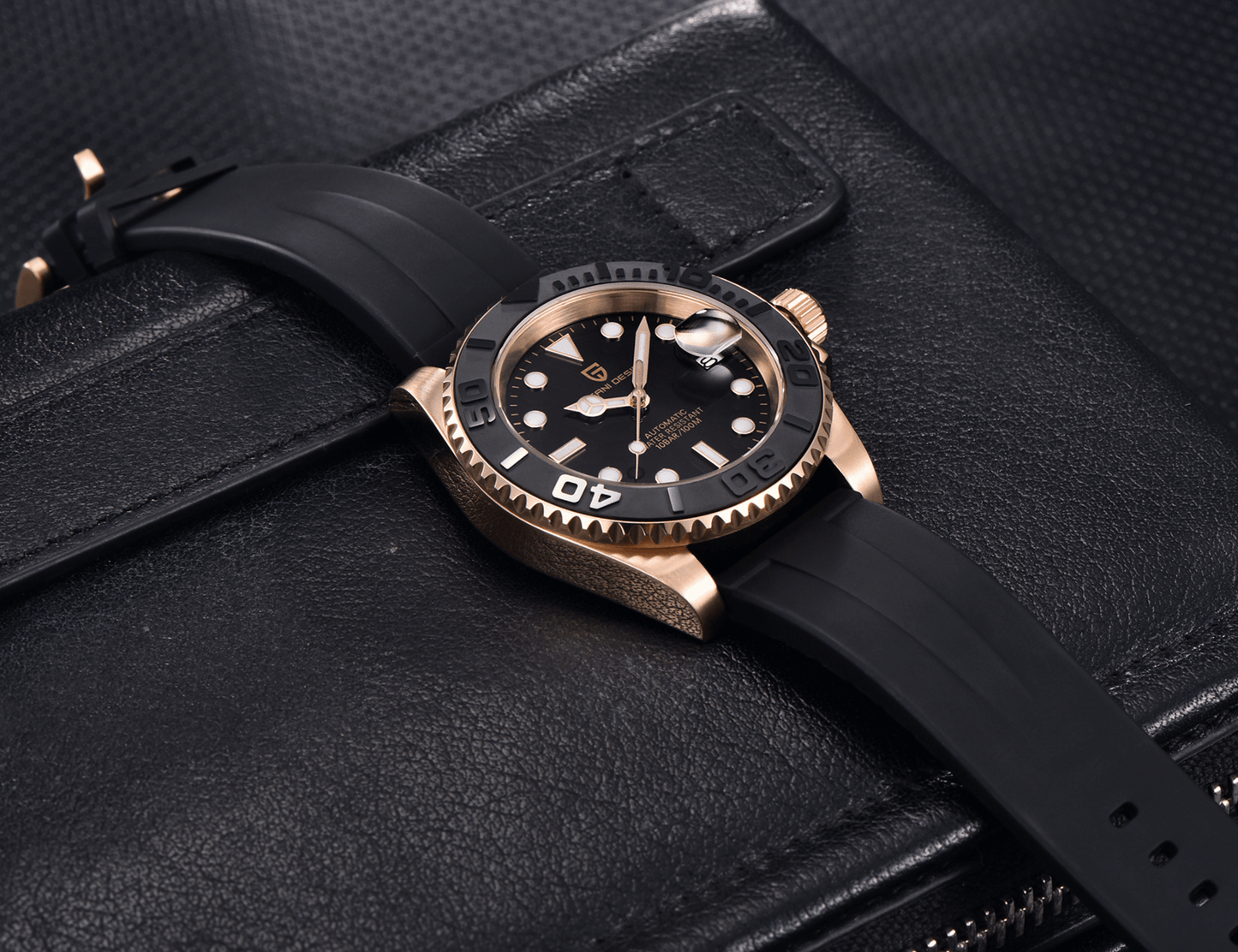Pagani Design PD-1651 40 MM (Japan NH35 Automatic Movement) Mechanical Watch Stainless Steel Watch - Yatch Master