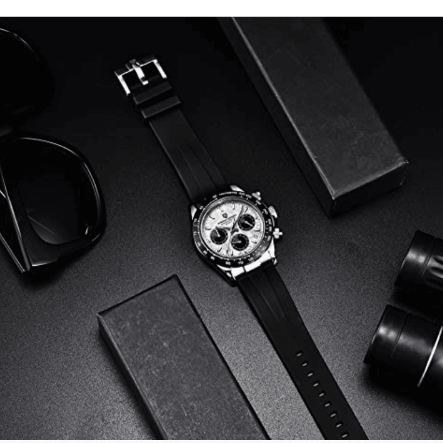 Pagani Design PD-1664 | Luxury | Meca-quartz  Movement (SeikoVK63) | Stainless Steel Men's 40MM Watch (Meteorite Dial)