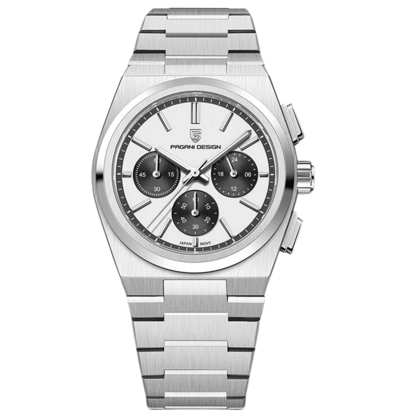 Pagani Design PD-1761 Chronograph Luxury Waterproof Movement (Japanese VK63) | Stainless Steel Men's 40MM Watch